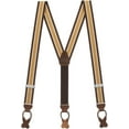 thumbnail image 1 of SuspenderStore Dressy Striped Grosgrain Suspenders- 1.38-Inch Wide - Button - 9 Colors & 2 Sizes, 1 of 4