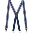 thumbnail image 1 of SuspenderStore Dressy Striped Grosgrain Suspenders- 1.38-Inch Wide - Clip - 9 Colors & 2 Sizes, 1 of 4