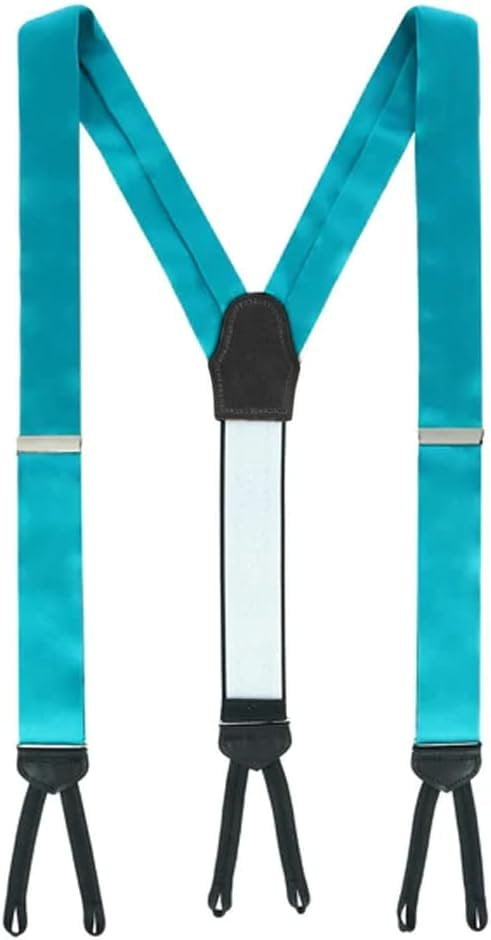 SuspenderStore Elegant Silk Suspenders - 1.38-Inch Wide - Runner End ...