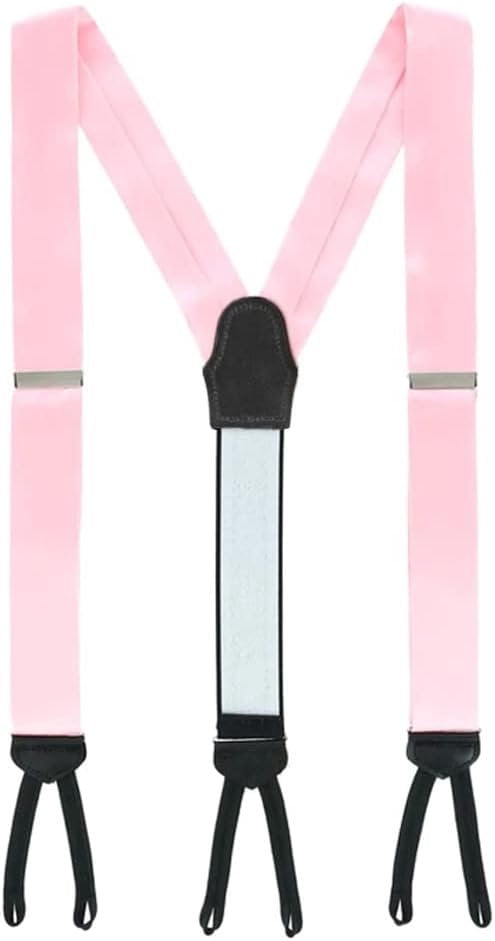 SuspenderStore Elegant Silk Suspenders - 1.38-Inch Wide - Runner End ...