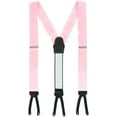 thumbnail image 1 of SuspenderStore Elegant Silk Suspenders - 1.38-Inch Wide - Runner End Button - 14 Colors & 2 Sizes, 1 of 4