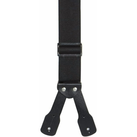 SuspenderStore Firefighter Suspenders - 2-Inch Wide Non-Stretch Straps - Button - 3 Sizes