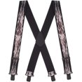 thumbnail image 1 of SuspenderStore Flames Suspenders - 2-Inch Wide Elastic - Clip - 4 Colors & 4 Sizes Including Big & Tall, 1 of 4