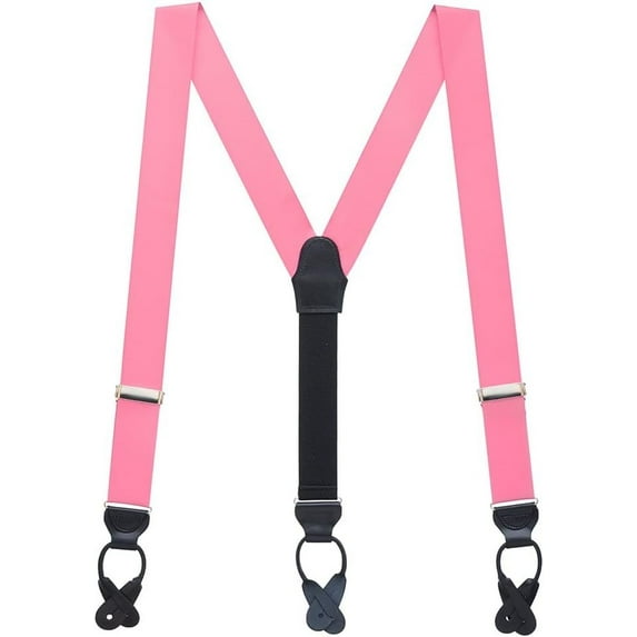 Suspender Store Dressy Grosgrain Suspenders - 1.38-Inch Wide Straps - X-Back - Clip - Array of Beautiful Colors & 2 Sizes