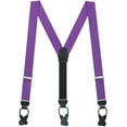 thumbnail image 1 of SuspenderStore Grosgrain Solid Color Suspenders -1.38-Inch Wide - Button - 2 Sizes, Array Of Beautiful Colors, 1 of 4