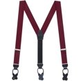 thumbnail image 1 of SuspenderStore Grosgrain Solid Color Suspenders -1.38-Inch Wide - Button - 2 Sizes, Array Of Beautiful Colors, 1 of 4