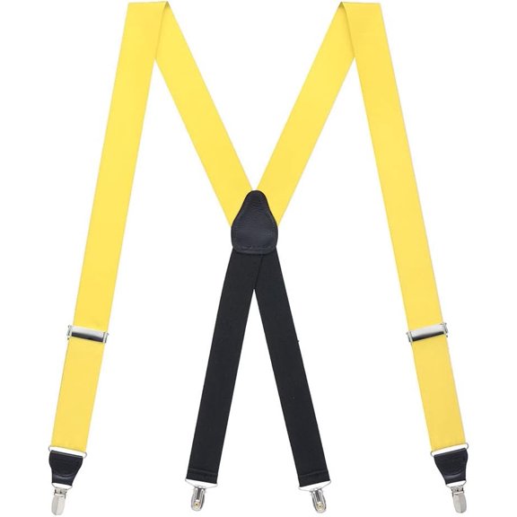 SuspenderStore Grosgrain Solid Color Suspenders - Drop Clip Attachment - 2 Sizes, Array Of Beautiful Colors