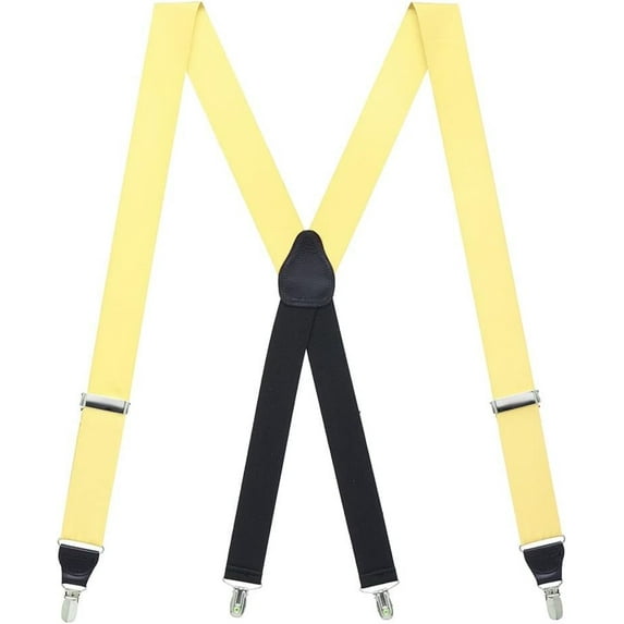 SuspenderStore Grosgrain Solid Color Suspenders - Drop Clip Attachment - 2 Sizes, Array Of Beautiful Colors