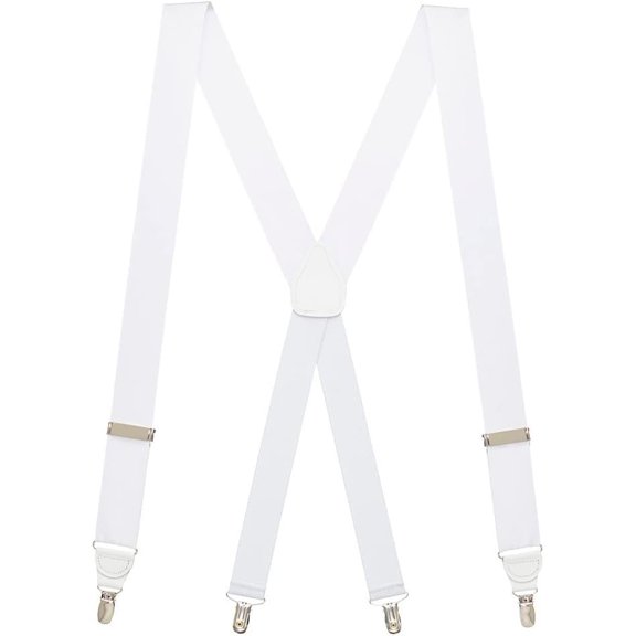 SuspenderStore Grosgrain Solid Color Suspenders - Drop Clip Attachment - 2 Sizes, Array Of Beautiful Colors