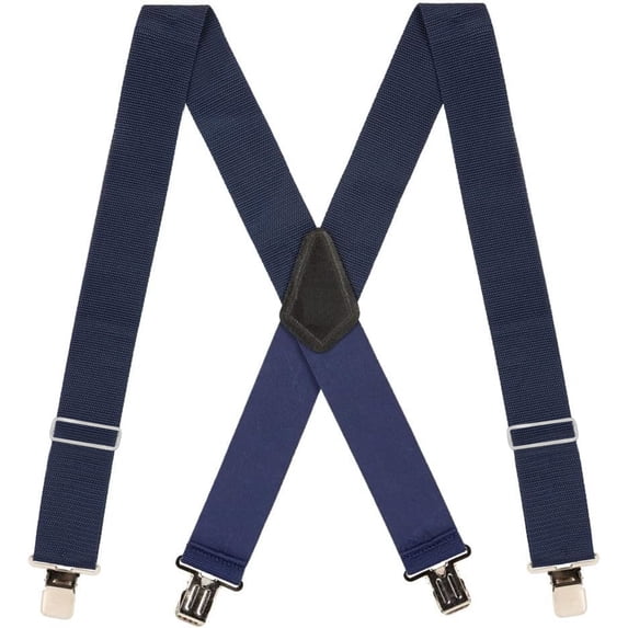 Suspender Store Heavy Duty Non-Stretch Work Suspenders - Gator Clip - 4 Colors & 4 Sizes Including Big & Tall