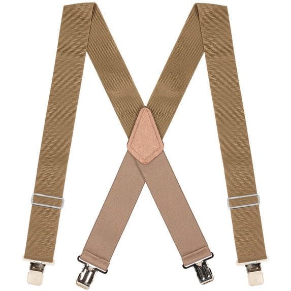 SuspenderStore Heavy Duty No-Stretch Work Suspenders -Clip- 4 Colors & Sizes, Includes Big&Tall