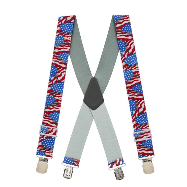 SuspenderStore Heavy Duty Novelty Work Suspenders 2Inch Wide Straps