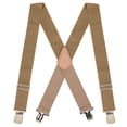 thumbnail image 1 of Suspender Store Heavy Duty Non-Stretch Work Suspenders - 2" Wide Webbing - Pin Clip - 6 Colors & 4 Sizes Includes Big & Tall, 1 of 4
