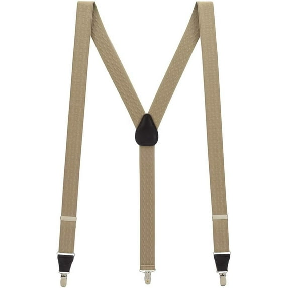 SuspenderStore Jacquard New Wave Suspenders - 1.38-Inch Wide Elastic - Clip - 5 Colors & 2 Sizes