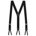 thumbnail image 1 of SuspenderStore Jacquard Silk Basket Weave Suspenders - 1.38-Inch Wide - Button Runner End - 2 Colors & 2 Sizes, 1 of 4