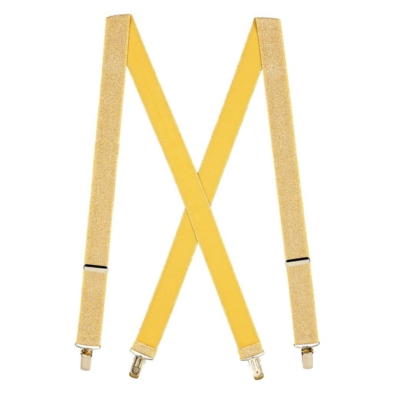 SuspenderStore Kids' Glitter Suspenders - 1-Inch Wide Elastic - Clip - 7 Colors & 2 Sizes