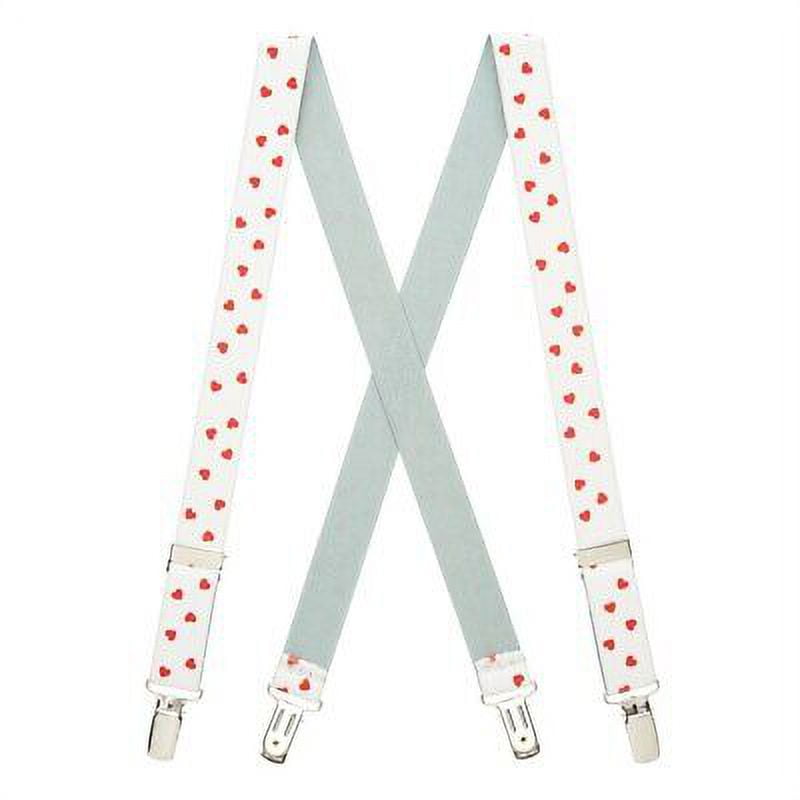 3/4 or 1 Heart Suspender Clips