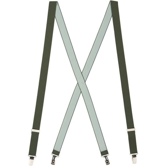 Suspender Store Children's Solid Color Suspenders - 1-Inch Wide Elastic - Sewn X-Back - Clip - Many Colors & 3 Sizes