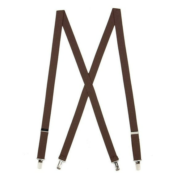 Suspender Store Children's Solid Color Suspenders - 1-Inch Wide Elastic - Sewn X-Back - Clip - Many Colors & 3 Sizes