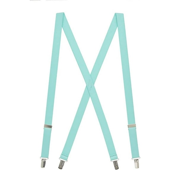 Suspender Store Children's Solid Color Suspenders - 1-Inch Wide Elastic - Sewn X-Back - Clip - Many Colors & 3 Sizes