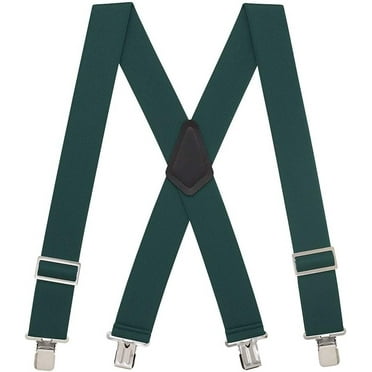 SuspenderStore Logger Suspenders - Low Stretch, Gator Clip - 5 Colors & 4 Sizes Includes Big & Tall