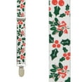 thumbnail image 1 of SuspenderStore Mistletoe Suspenders - 1-Inch Wide Elastic - Clip - 2 Sizes, 1 of 6