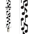 thumbnail image 1 of SuspenderStore Musical Notes Suspenders - 1.5-Inch Wide Elastic - Clip - 2 Colors & 3 Sizes, 1 of 4