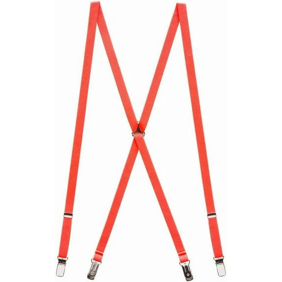 SuspenderStore Neon Skinny Novelty Suspenders, Clip (3 Sizes, 7 Colors)