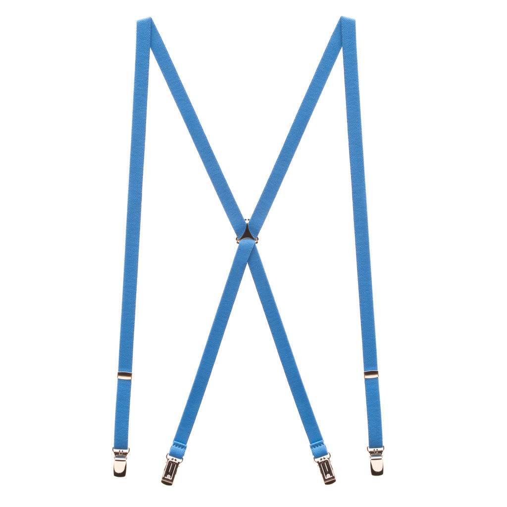 SuspenderStore Neon Skinny Novelty Suspenders, Clip (3 Sizes, 7 Colors