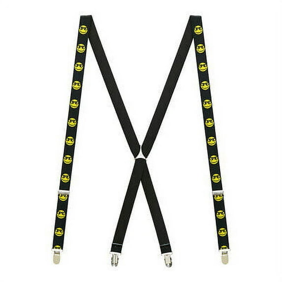 SuspenderStore Nerd Suspenders - 1-Inch Wide Elastic - Clip - 2 Sizes