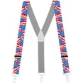 thumbnail image 1 of SuspenderStore Novelty Print Suspenders-1.5" Wide, Trigger Snap-4 Sizes Include Big & Tall, 1 of 4