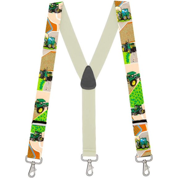 SuspenderStore Novelty Print Suspenders-1.5" Wide, Trigger Snap-4 Sizes Include Big & Tall