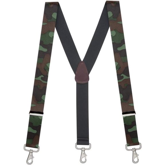 SuspenderStore Novelty Print Suspenders-1.5" Wide, Trigger Snap-4 Sizes Include Big & Tall