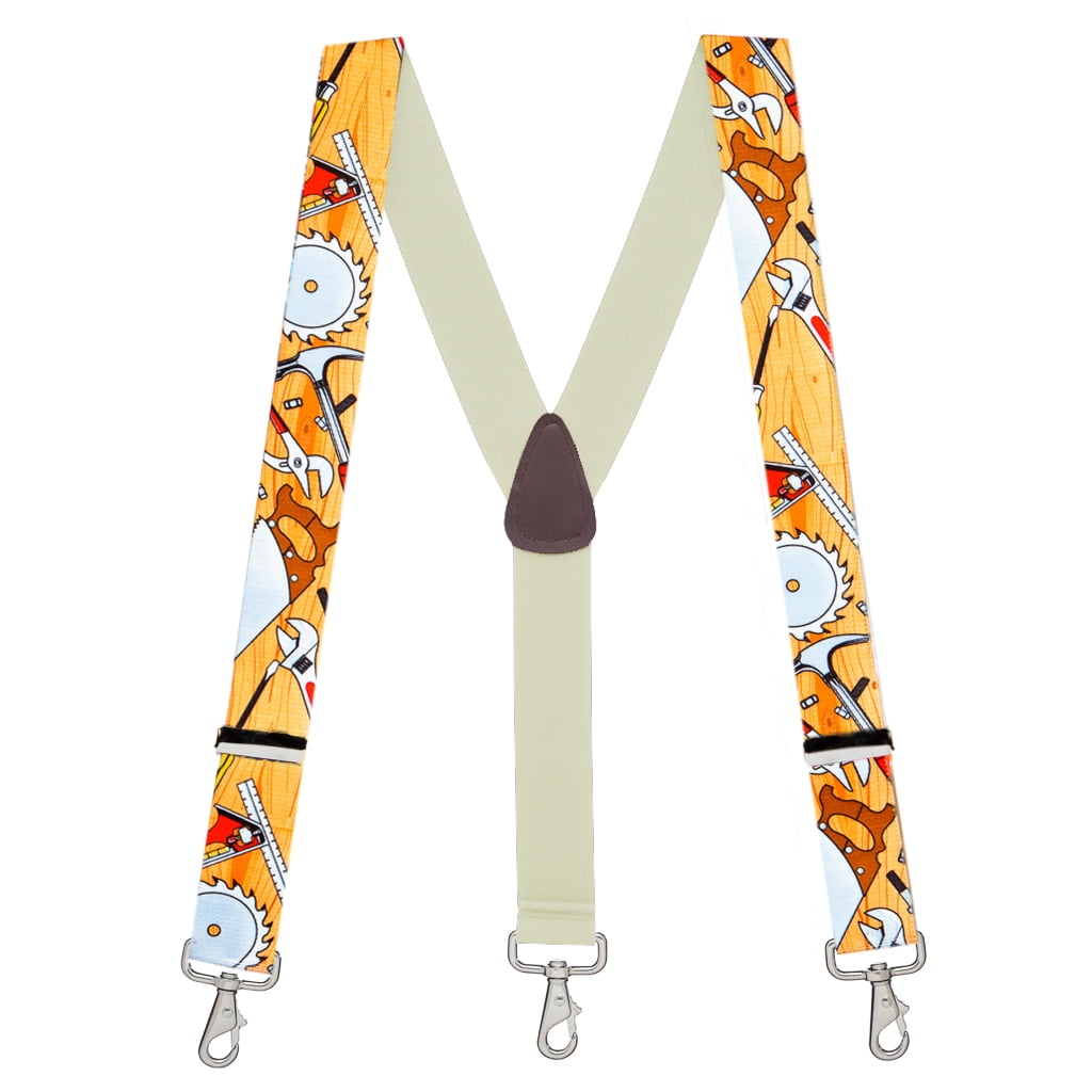SuspenderStore Novelty Print Suspenders1.5" Wide, Trigger Snap4 Sizes