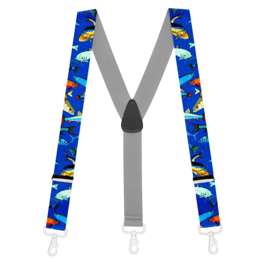 SuspenderStore Novelty Print Suspenders1.5" Wide, Trigger Snap4 Sizes