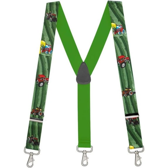 SuspenderStore Novelty Print Suspenders-1.5" Wide, Trigger Snap-4 Sizes Include Big & Tall