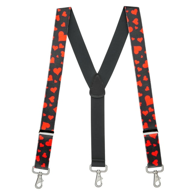 SuspenderStore Novelty Print Suspenders1.5" Wide, Trigger Snap4 Sizes