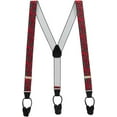 thumbnail image 1 of SuspenderStore Paisley Suspenders - 1.38-Inch Wide Elastic - Button - 4 Colors & 2 Sizes, 1 of 4
