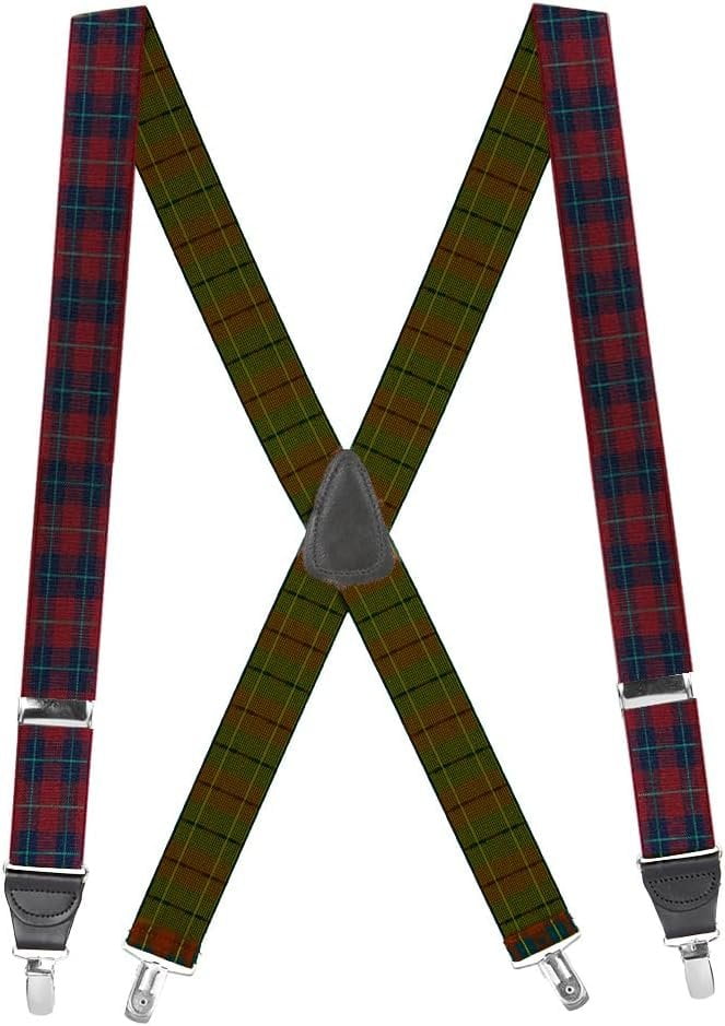 Dapper Plaid Suspender 3 Piece Set