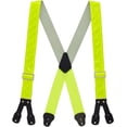 thumbnail image 1 of SuspenderStore Reflective Logger Suspenders - 2-Inch Wide - Button - 4 Sizes Including Big & Tall, 1 of 4