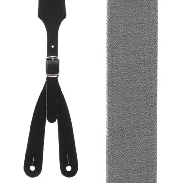 Rugged Comfort Suspenders - Button THUNDER