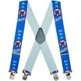 thumbnail image 1 of Suspender Store Novelty "Say No To Crack" Suspenders - 2-Inch Wide Elastic - X-Back - Gator Clip - 3 Sizes, 1 of 4
