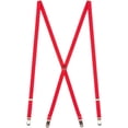 thumbnail image 1 of SuspenderStore Skinny Matte Satin Suspenders - 3/4-Inch Wide Elastic - Clip - 9 Colors & 2 Sizes, 1 of 4