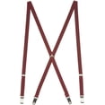 thumbnail image 1 of SuspenderStore Skinny Matte Satin Suspenders - 3/4-Inch Wide Elastic - Clip - 9 Colors & 2 Sizes, 1 of 4