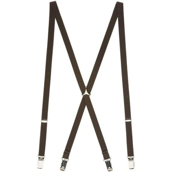 SuspenderStore Skinny Suspenders - 1/2-Inch Wide Elastic - Clip - Many Colors & 2 Sizes!