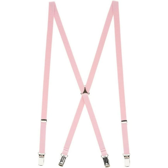 SuspenderStore Skinny Suspenders - 1/2-Inch Wide Elastic - Clip - Many Colors & 2 Sizes!