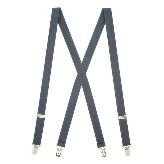 SuspenderStore Solid 1-Inch Elastic Suspenders - Small Pin Clip - Many Colors & 3 Sizes
