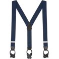 thumbnail image 1 of SuspenderStore Solid Color Suspenders - 1.5-Inch Wide Elastic - Button, Many Colors & 4 Sizes Includes Big&Tall, 1 of 4