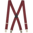 thumbnail image 1 of SuspenderStore Solid Color Suspenders -1.5-Inch Wide Elastic - Gator Clip - 4 Sizes, Includes Big & Tall, 1 of 4