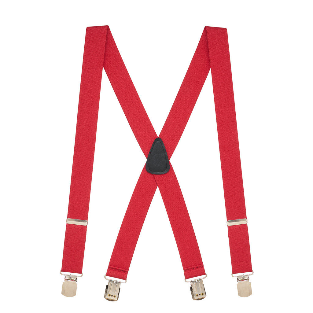 SuspenderStore Tape Measure 2-Inch Wide Pin Clip Suspenders - 4 Sizes Including Big Tall